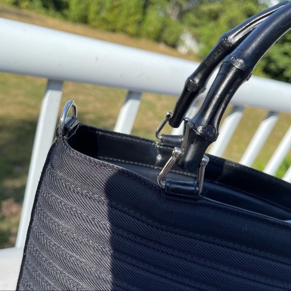 ❤️ Gucci Bamboo handle Bag Tote - Picture 7 of 16